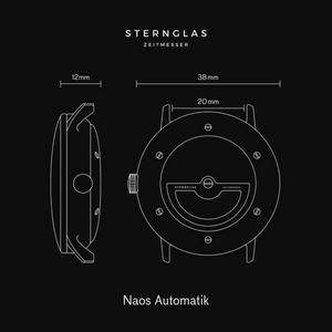 Naos Automatik   Variante - weiß / silber / Premium schwarz